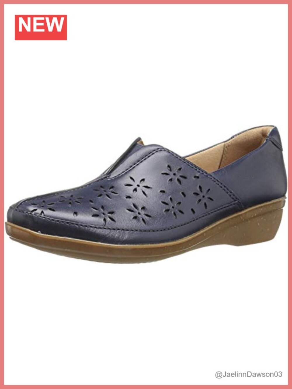 Clarks Women's Everlay Dairyn Slip-On Loafer Cushion Soft Ortholite Leather